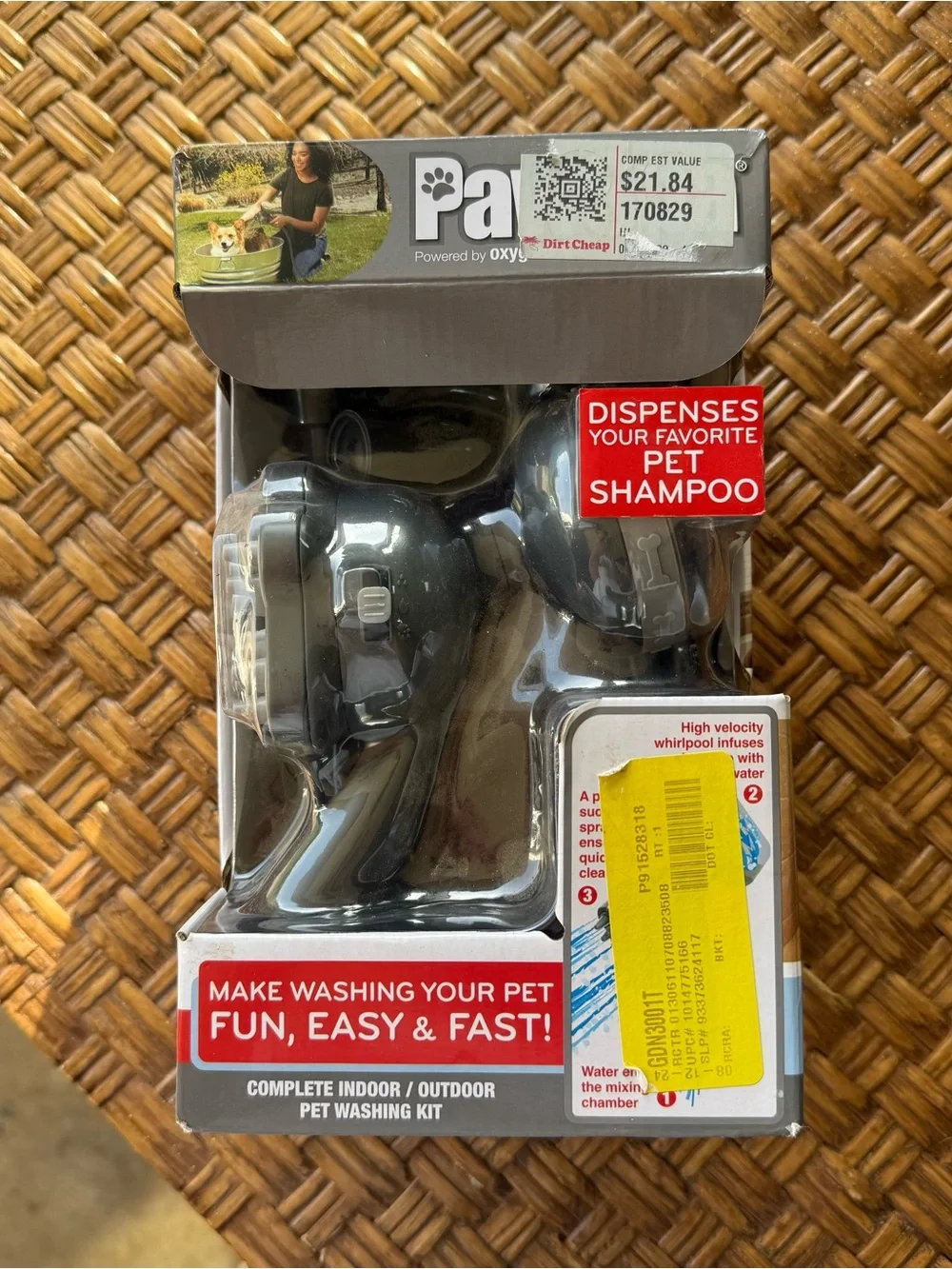 Oxygenics PawSpa Shampooch Handheld Pet Washer
